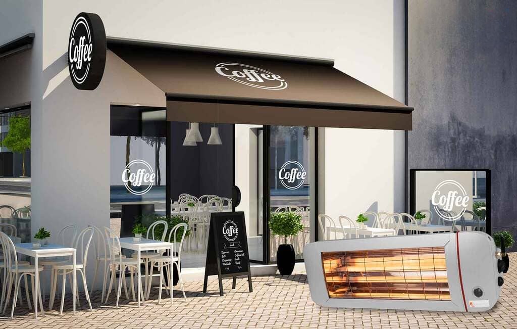 Heizstrahler-Gastronomie