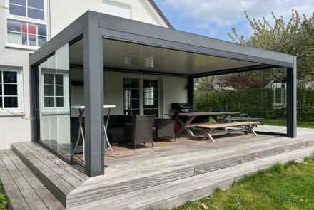 Bioklimatische Pergola - lamellendach - Hamburg - 09052025