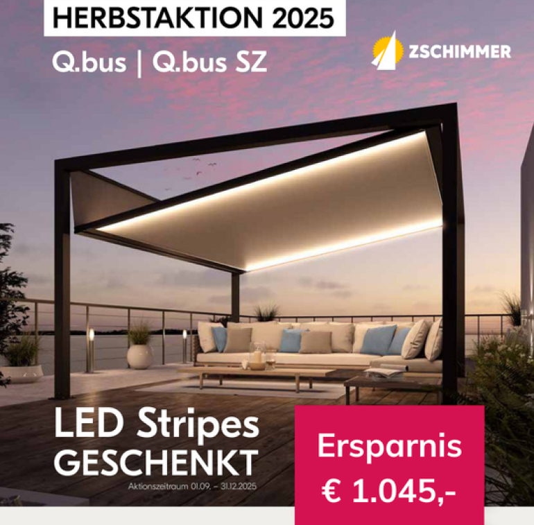 Herbstaktion - Sonnenschutz - Qbus - Leiner - 08102025